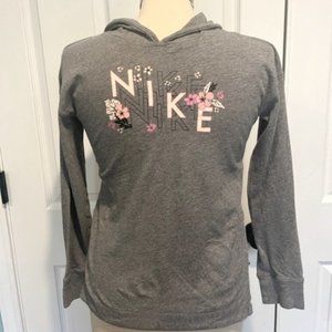 Nike Lightweight Gray Hoodie, EUC, Girls Medium